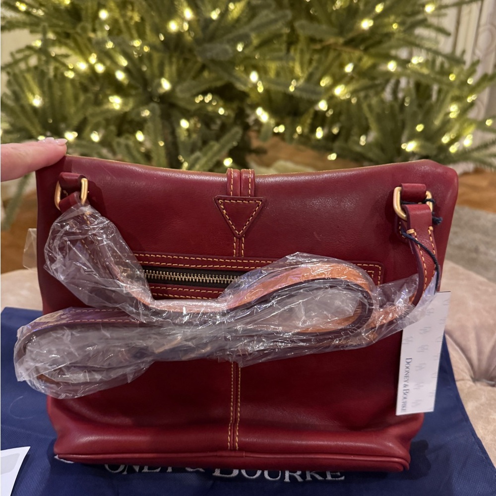 Dooney & Bourke Florentine Medium Toggle Crossbody - Bordeaux - Picture 2 of 3
